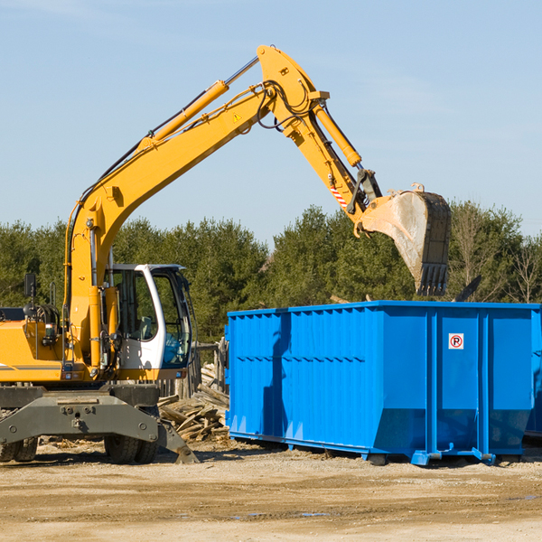 are there any restrictions on where a residential dumpster can be placed in Braselton Georgia